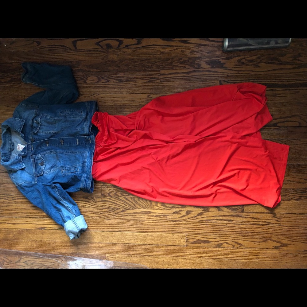 New York & Co maxi skirt with full slit